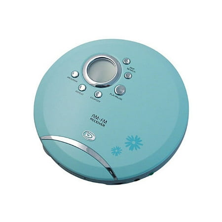 Durabrand AM/FM CD Player, Turquoise