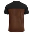 thumbnail image 7 of Gytharion Mens Short Sleeve Shirts Color-blocking Henley Shirts Summer Casual Tee Shirts with Pocket, 7 of 7