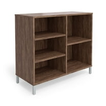Union & Scale 5 Shelf 31H Laminate Bookcase Espresso UN56979