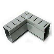 D9G 90 Degree Gray Deck Drain Angle