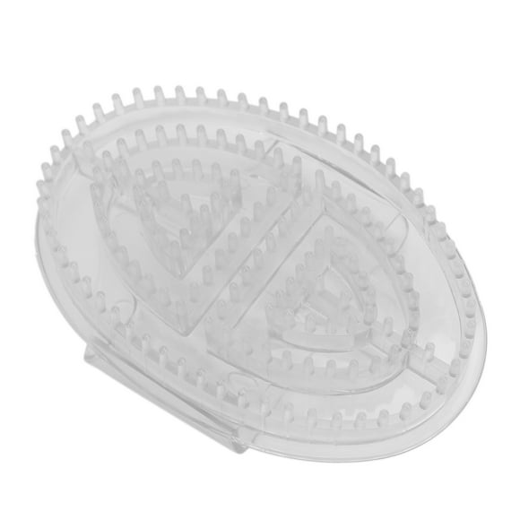 Meridians Essential Oil Brush, Transparent Body Brush for Lymphatic Detoxification