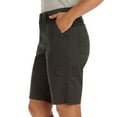 thumbnail image 4 of Womens Relaxed Fit Avey Knitwaist Cargo Bermuda in Cafe, 4 of 4