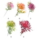 thumbnail image 4 of Ramo de flores artificiales Wosthever ciruela púrpura 5 piezas, 4 of 6