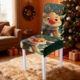 thumbnail image 4 of Fundas de tela para sillas, decoraciones navideñas, fundas elásticas para sillas de comedor, fundas lavables para sillas de cocina, decoración navideña, fundas para sillas para fiestas, decoraciones d, 4 of 6