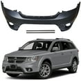 thumbnail image 2 of Labwork Primered Front Plastic Bumper Cover Fascia Replacement for 2011-2017 Dodge Journey with Fog Lamp Hole 5YB55TZZAB, 2 of 5