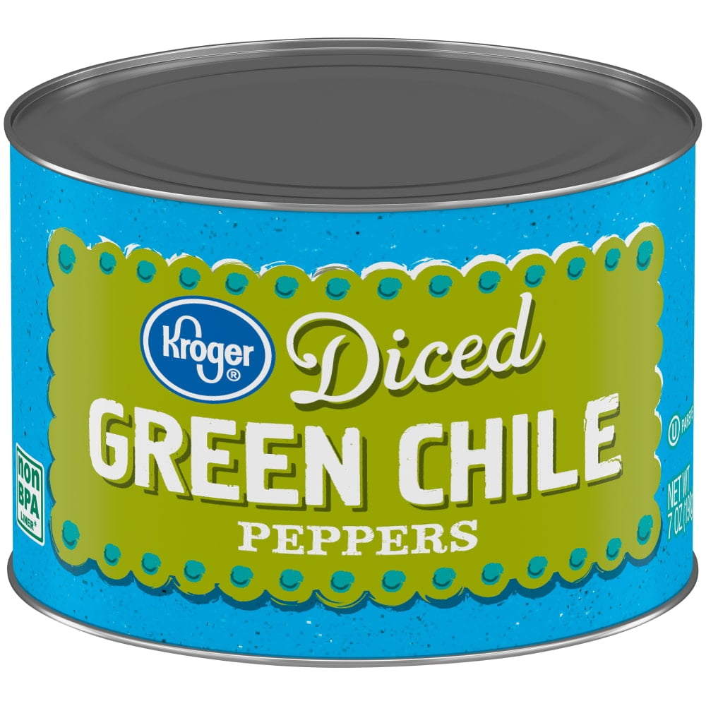 Kroger Diced Green Chile Peppers 7 oz - 5 Pack
