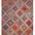 thumbnail image 2 of Indian Handmade Braided Multi Color Cotton with Natural Jute Rectangle Area Rugs ,Home Decor Carpet Size 4 x 9 Feet ( 120 cm x 270 cm ), 2 of 3