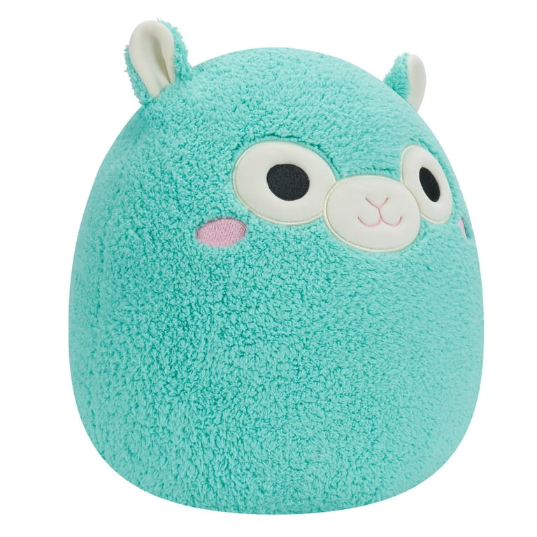 Large Child s Plush 14 inch Squishmallow Teal Llama Fuzz a