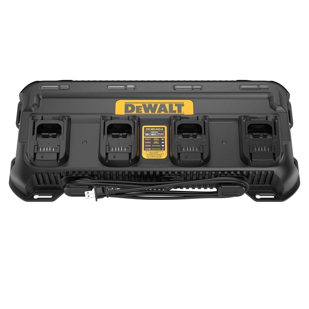 Cargador de baterías DEWALT DCB1404 12 V MAX, 20 V MAX, FLEXVOLT 20 V/60 V MAX