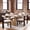Natural+Beige, variant on COLAMY 72" Modern Wood Dining Table Set for 4 to 6 with White Glove Delivery & Assembly, 5 Piece Rectangular Kitchen Table and Upholstered Chairs Set, Heavy Duty Oak Veneer - Walnut+Beige Chairs