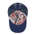 thumbnail image 3 of Kamado Nezuko Adult Baseball Cap Adjustable Sun Visor Hat Prints Trucker Hats Skull Cap Headwear for Men Women, 3 of 6