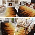 thumbnail image 5 of Forest Fall, Area Rug 6x9 FT, Non Slip Living Room Throw Carpet, Vintage Mountain Wood-land Foggy Tree Orange Washable Soft Large Floor Carpet Non-Shedding Rug for Bedroom Dining Room Play Room, 5 of 9
