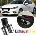 thumbnail image 6 of Yibooy Car Exhaust Muffler Tip Dual Outlet Car Oval Rear Exhaust Car Modification Parts, 6 of 6