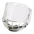 thumbnail image 1 of Visera de cara completa de hockey, casco de hockey, protector facial transparente para ejercicio, equipo protector para jóvenes, adultos y mujeres, 1 of 8