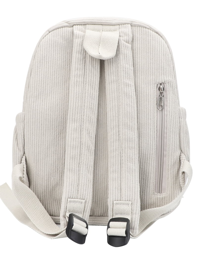 Small Corduroy Backpack Lightweight Daypack Travel Purse Multipocket Corduroy Backpack Unisex Lightweight Daypack Backpacks  main image 2