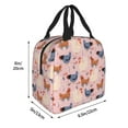 thumbnail image 3 of Lsque Funny Chicken Pattern Lunch Bag Women/Men Insulated Lunch Box,Small Leakproof Cooler Food Lunch Containers Reusable High Capacity Lunch Tote Bags, 3 of 6