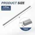 thumbnail image 2 of Uxcell 3Pcs Square Steel Key Stock, 5/16" x 5/16" x 16" 45# Cold-Drawn Square Steel Rod Precision Metal Bars for Keyways Mechanical Structural Support Industrial Machinery DIY Craft, 2 of 7