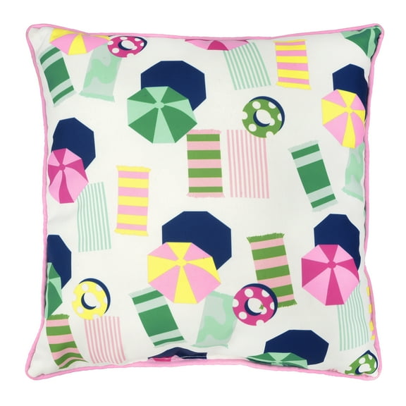 16" Umbrella Outdoor Pillow by Ashland® - Summer Home Decor