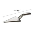 thumbnail image 4 of Smarty Shiny Silver Disposable Plastic Cake Cutter/Lifter 60ct, 4 of 5