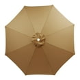 thumbnail image 5 of Littleplum 8.8ft Patio Umbrella Replacement Canopy,Outdoor Umbrella Cloth,Outdoor Table Market Yard Umbrella Top for Outdoor Umbrella Canopy with 8 Ribs,Replacement of Umbrella Cloth,Khaki, 5 of 5