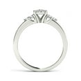 thumbnail image 3 of 1/2 Carat T.W. Diamond Single Halo 10kt White Gold Engagement Ring Set, 3 of 5