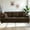 Brown, variant on Korser 89" Chenille Sofa 3 Seater Couch with Extra Upholstered Deep Seats for Living Room,Removable Cover,Assembly Required,Brown