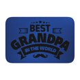 thumbnail image 1 of Alfombra de baño súper suave y antideslizante con el mejor abuelo del mundo para baño, cocina, dormitorio, hogar, alfombra de piso de 15,75 x 23,62 pulgadas, 1 of 6