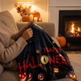 thumbnail image 6 of StlyGar Halloween Throw Blanket Ultra Soft Plush Fleece with Spooky Pumpkins Cozy Lightweight Flannel Throw for Sofa Bed Couch Halloween Decor, 6 of 6