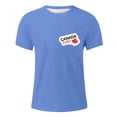 thumbnail image 1 of T-Shirt Homme Célébration Fête Nationale Vintage Imprimé Partiel Col Rond Chemises d'Été Homme Bleu m, 1 of 1
