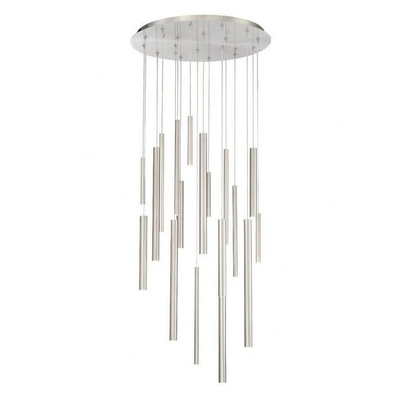 Chandelier 18 Light-Satin Nickel Finish Bailey Street Home 79-Bel-2772741