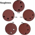thumbnail image 3 of Sandpaper Assortment for Orbital Sander, Dust Extraction Sanding Discs, Multi-Grit Pack for Anti-Clogging, Quick Change Polishing Tools, Aluminum Oxide, 100 Pieces, 3 of 5