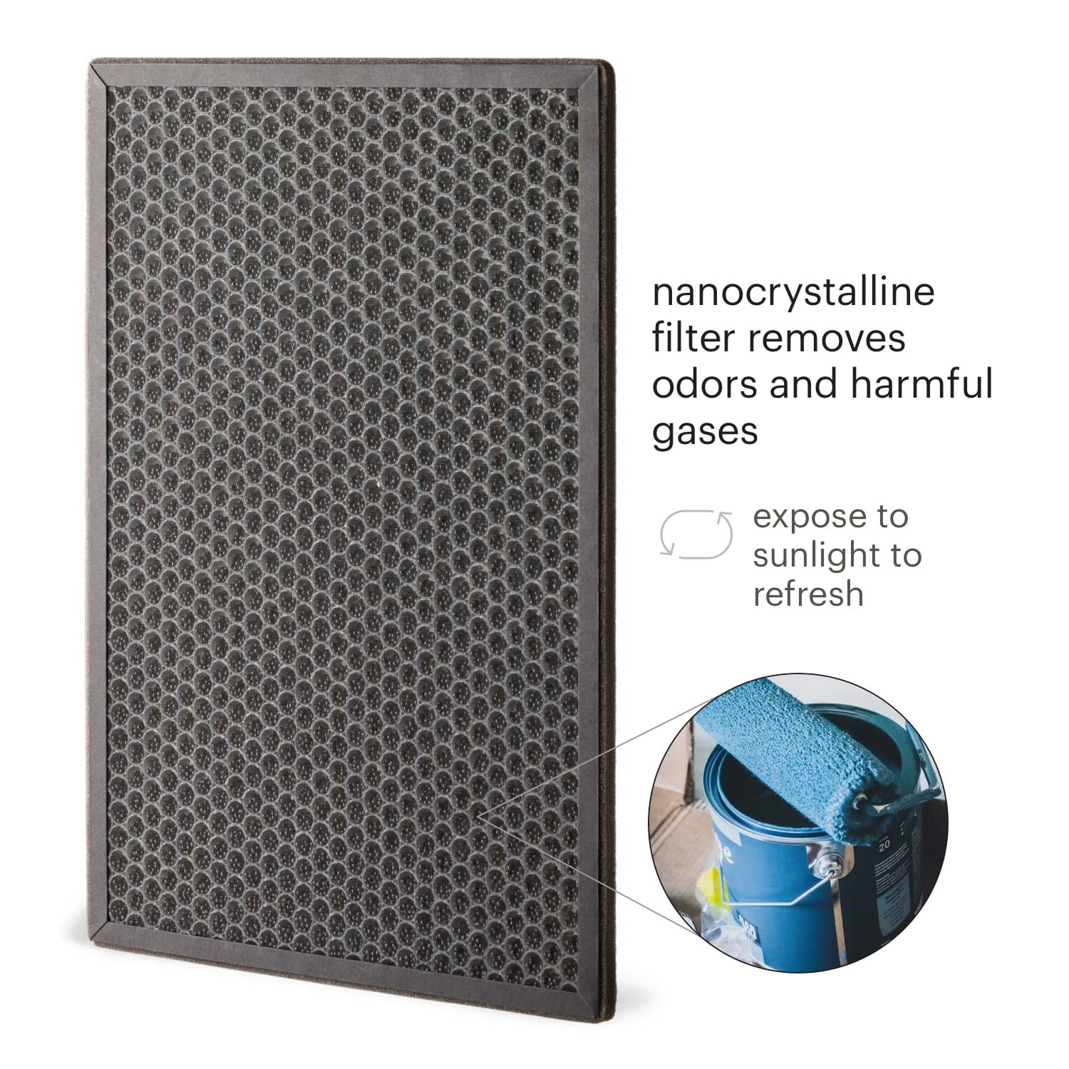 Brondell  Pro Air Purifier Clean Air Filter With Aurabeat AG+ Technology for Bedroom, Home Office, Reduces Odor from Smoke and Pets, Includes Filters, 1655 Square Feet, White
