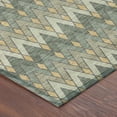 thumbnail image 3 of Addison Rugs Chantille Indoor/Outdoor Transitional Geometric Basil Machine Washable Round Rug, 8' x 8', 3 of 8