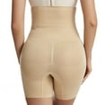 thumbnail image 5 of Women's Waist Trainer Body Shaper Seamless Plus Size High Waist Tummy Control Panty Butt Lifter Shapewear Thigh Slimmer Compression Shorts Underwear Stomach Tuck Slimming Nude Beige Medium, 5 of 5