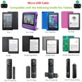 thumbnail image 3 of Kindle Fire Charger [UL Listed] 10W Power Adapter with 6.6Ft USB-C&Micro USB Cable with Data for Fire HD 6 7 8 8Plus 10 10Plus Tablets,Kindle Paperwhite Oasis eReaders,Fire TV Stick, 3 of 4