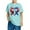 A Blue, variant on Mgmyaa Boys and Girls Short Sleeve T-Shirt Kids Crewneck Loose Fit Summer T-Shirt Tops Independence Day 3-10 Years