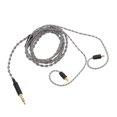 thumbnail image 1 of Earphone Upgrade Cable, 3.9ft Plug and Play Silver Plated Copper Core Replacement Earphone Wire Prevent Interference Lossless  for LS400 for E70 for MSR7B, 1 of 7