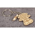 thumbnail image 6 of Inkdotpot Funny Keychain We Are Best Friends Because Everyone Else Scks Wood Engraved Keychain Funny Adult Bff Humour Gift, 6 of 6