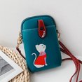 thumbnail image 4 of Bolso de hombro Kawaii con correa ajustable para mujer bolso para teléfono móvil bolso diario para mujer, 4 of 9
