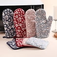 thumbnail image 6 of CPHDW7 Kitchen Oven Glove & Pad Set, Thickened Heat Proof Mitt with Non Slip Grip and Padded Lining, Insulated Glove & Pad for Baking Grilling Camping Cooking, 6 of 6