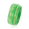 thumbnail image 3 of Ross-Simons Jade Ring With 14kt Yellow Gold, Women's, Adult, 3 of 5
