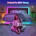 thumbnail image 4 of Pinegreen Lighting CL-TP10RGB 10 ft. RGB Color Changing Flexible Plug-in LED Tape Light with Remote Control, 4 of 7