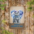 thumbnail image 2 of British Shorthair Proud Dad Happy Father's Day Vertical Metal Aluminum Sign Cat Lover Kitten Owner Gifts Wall Art Home Decor - 02008, 2 of 5
