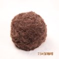 thumbnail image 1 of Xiao Hua Hilo de pestañas de piel sintética, lana de visón, cachemira, felpa larga, grueso y elegante para manualidades de muñecas, abrigos de piel DIY, 100 g, color café oscuro, 1 of 4