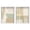 White Frame, variant on Soft Dunes Harmony Pair Shadowbox Print Abstract Wall Art Set by Art Remedy, Blonde Frame, 16 x 20