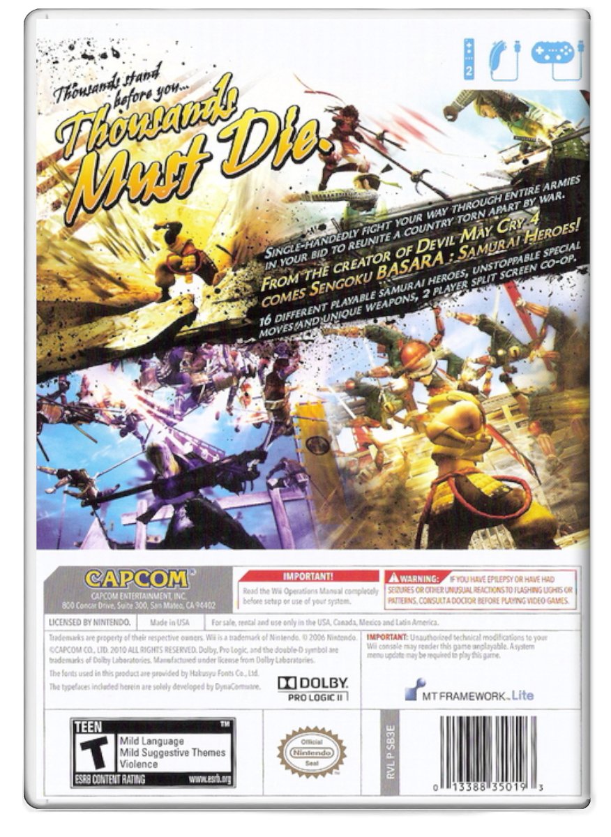 Used Sengoku Basara Samurai Heroes Nintendo Wii Used Walmart Com Used Sengoku Basara Samurai Heroes Nintendo Wii Used Walmart Com