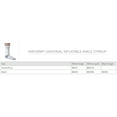 thumbnail image 4 of Ossur Airform Universal Inflatable White Ankle Brace One Size Hook and Loop Strap for Either Foot 80250, 4 of 5