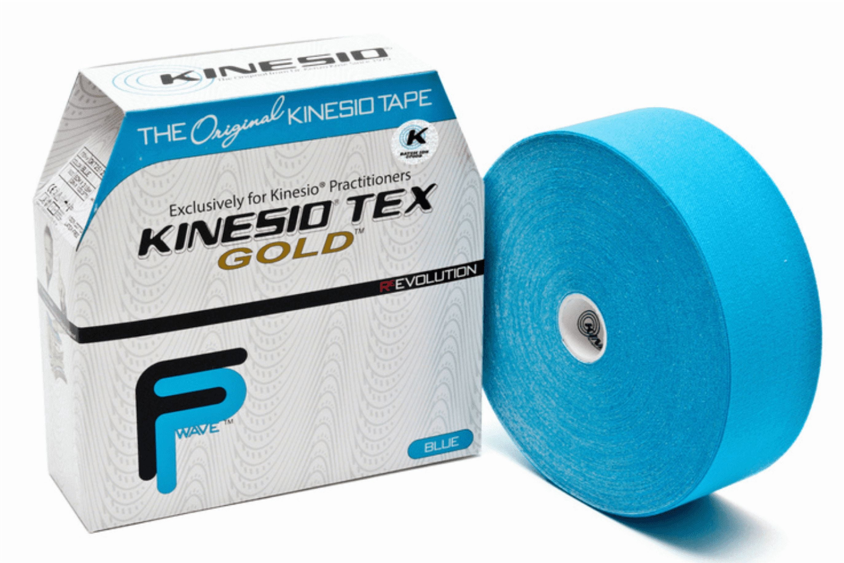 Kinesio Tape, Tex Gold, 2" x 34 yds, Blue, Bulk Roll