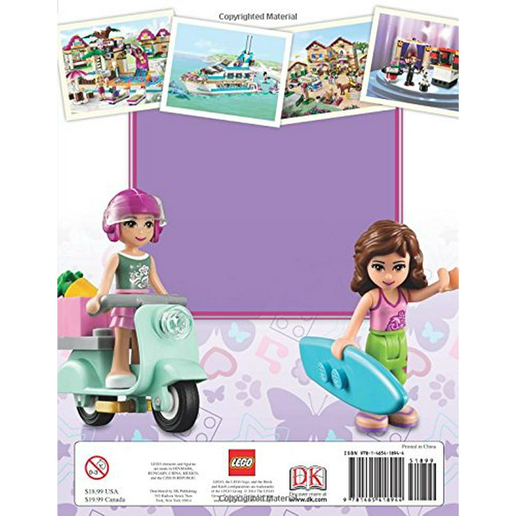 Lego Friends Character Encyclopedia With Lego Doll with Accessories Walmart