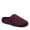 Aubergine, variant on Women's Darcy Quilted Cuff Velour Clog House Slipper